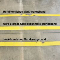 Bodenmarkierungsband Ultra Stahl BM-070, grau, 75 mm x 1,50 m