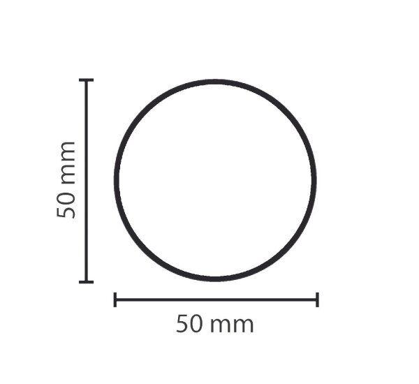 Stellplatzmarkierung extra stark BM-071, Ronde, 50 mm, weiß