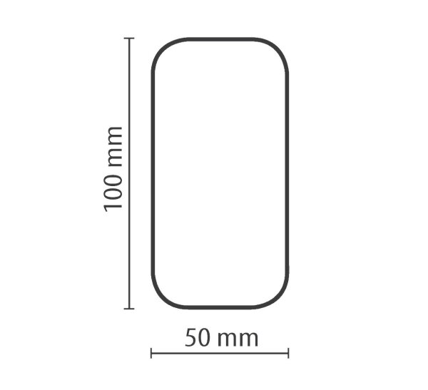 Stellplatzmarkierung anpassungsfähig BM-060, Längs-Stück, 50 mm, weiß