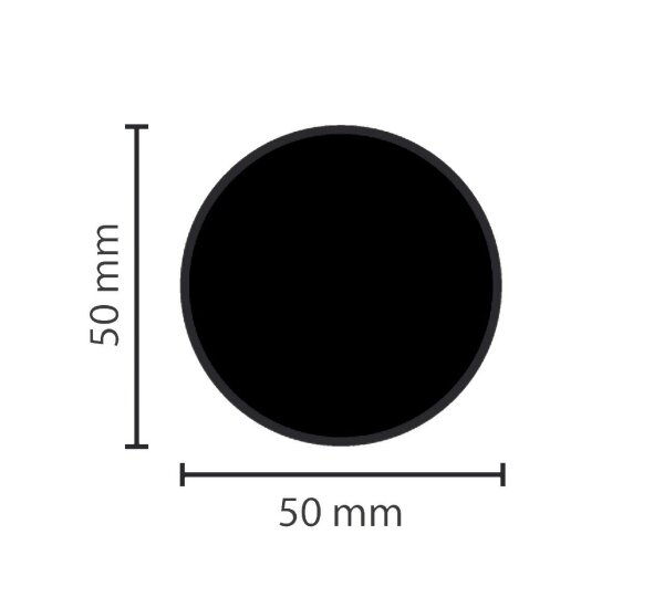 Stellplatzmarkierung extra stark BM-071, Ronde, 50 mm, schwarz