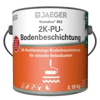 853 Kronalux® 2K-PU-Bodenbeschichtung Stammlack inkl. Härter, Steingrau 7030, 9 kg für ca. 36 qm