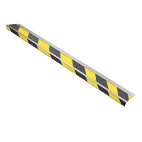 Antirutsch-Treppenkantenprofil stark gelb/schwarz,R13,90 mm x 800 mm