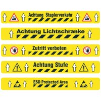 MUSTER: Band strapazierfähig BM-050 Zutritt verboten,50 mm x 5 m,PVC